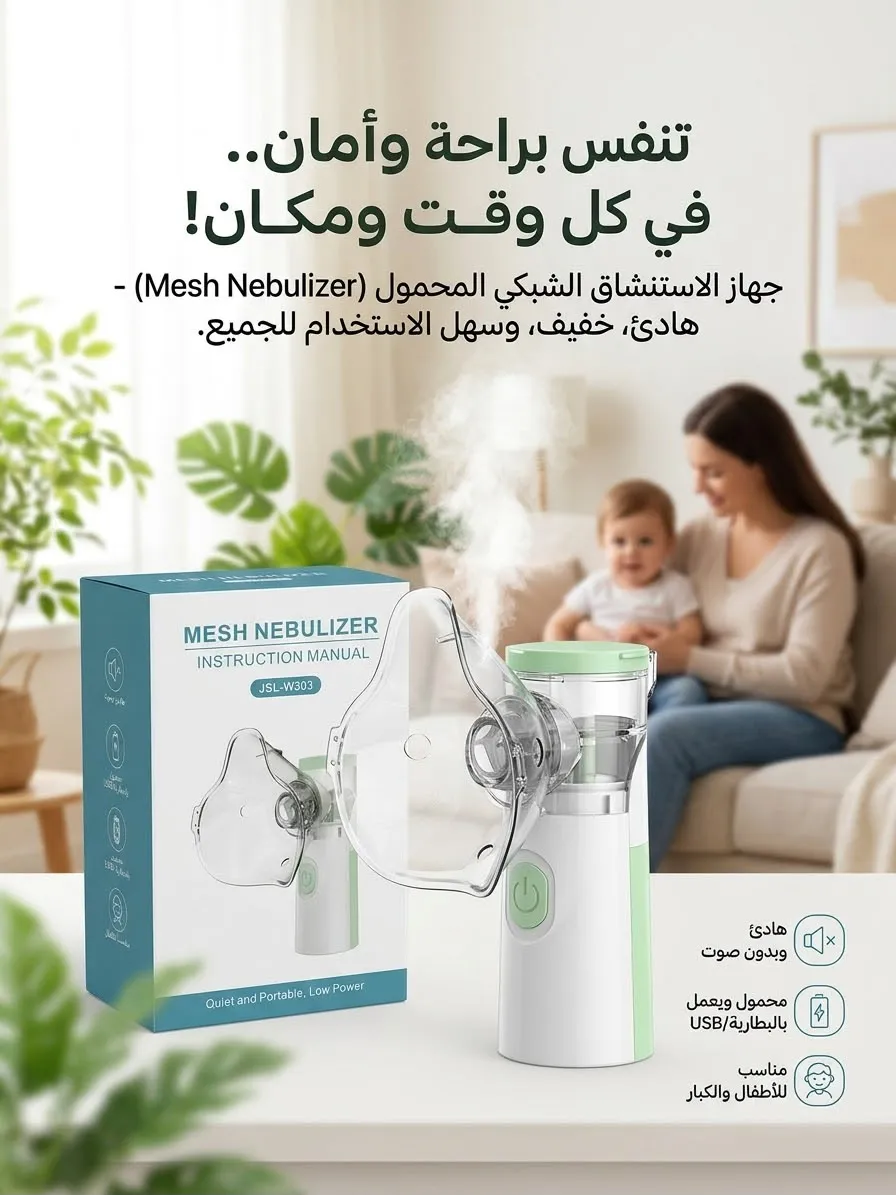 جهاز الاستنشاق الشبكي المحمول