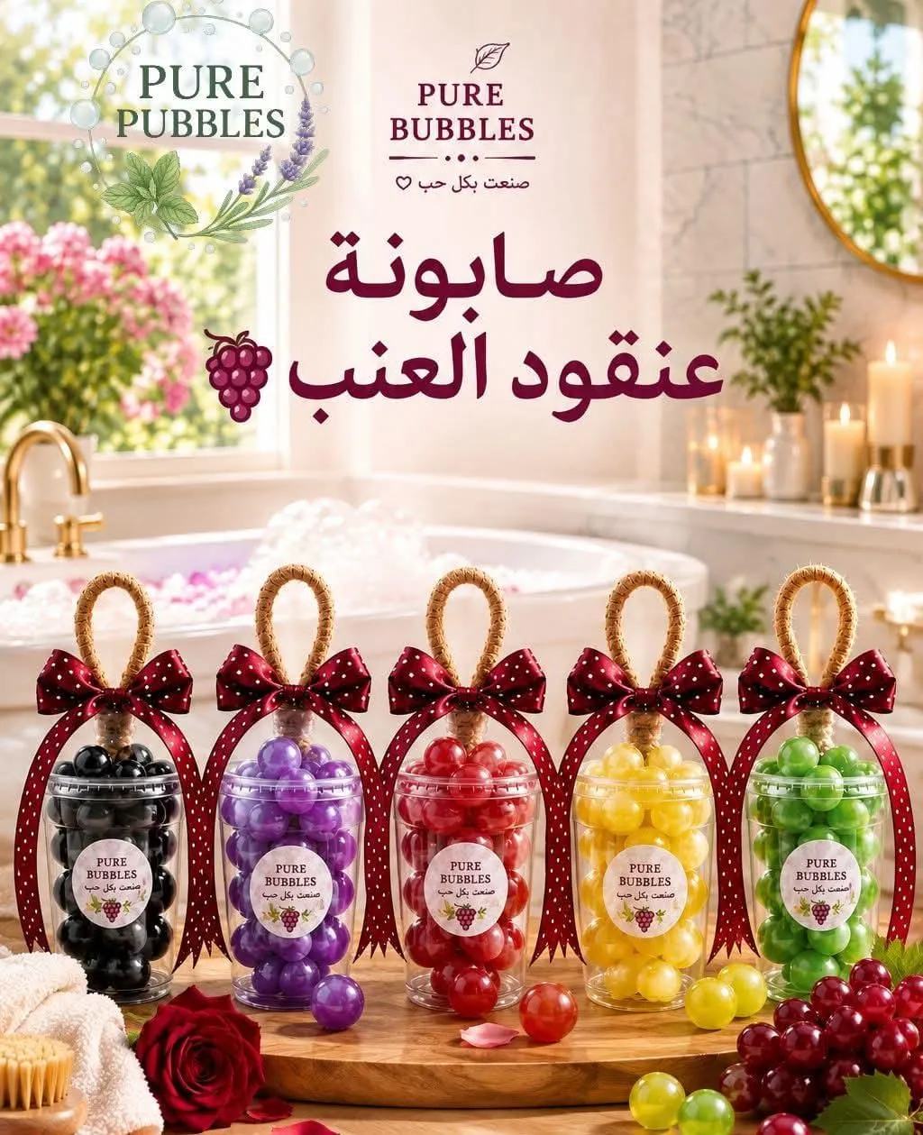 صابونة عنقود العنب 🍇
